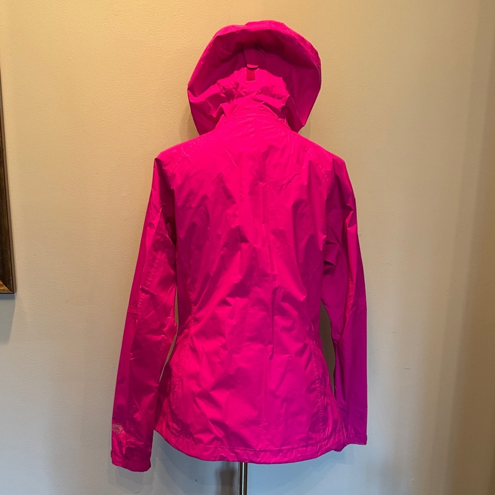 Columbia Women's Omni tech Bright Pink wind or rain Jacket EUC L - Picture 4 of 15